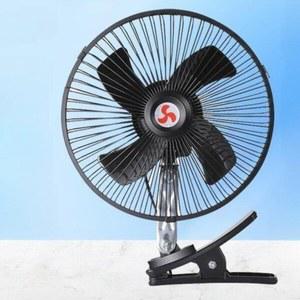 화물차선풍기 차량용선풍기 지게차 중장비 차박 인치 클립 시거잭 선풍기 트럭 12V