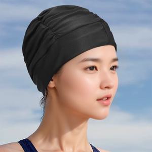 [nomajin_life]FILOAD 필로드 아쿠아로빅 주름 스판 수모 수영복모자
