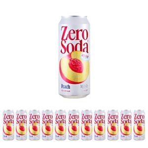 클룹 제로소다 복숭아맛 500ml 12캔 제로사이다(유통기한임박)