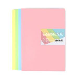 star starred 4컬러 도톰한 색지(4 COLORED PAPER) 120g A3