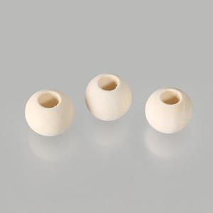 25mm 큰구멍 우드볼(나무구슬)(10개) [3266]