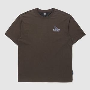 아이스코튼 듀라론 쿨링 칠아웃 반팔 티셔츠 BROWN UQ221CRS65
