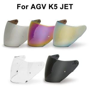 오토바이 바이크 선바이저 썬바이저 선스크린 AGV K5 JET 헬멧 실드용 바이저 Uv 보호 앞유리 선쉴드 Casco Moto 부품