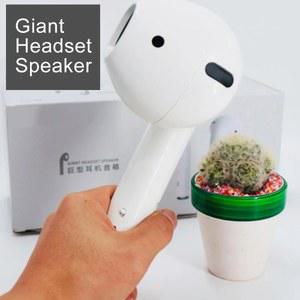 AirPods Pro 모델 용 대형 자이언트 블루투스 헤드셋 스피커 무선 블루투스 오디오 선물 사냥 선물 핫 넷 레드 사운드