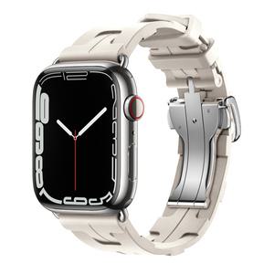 Apple Watch ultra2 밴드 용 실리콘 스트랩 49mm 38/40/41/42/44/45/46mm Kilim 싱글 투어 에르메스 팔찌 i