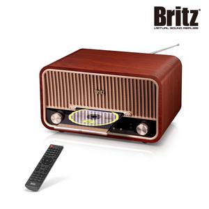 브리츠 BZ-T7800 레트로 블루투스 올인원 오디오 스피커 멀티 앤틱 CD플레이어 USB FM