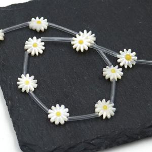 자개 국화 10mm /반지/팔찌만들기/악세사리부자재/DIY