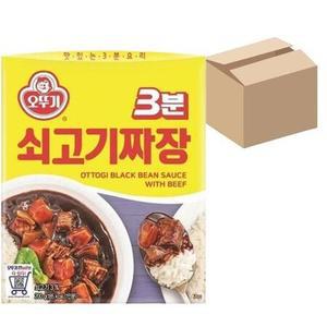 오뚜기 3분 쇠고기짜장 200g x 24개입