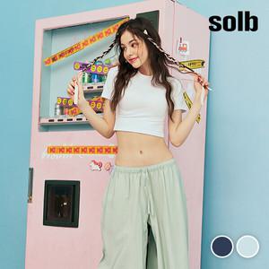 [솔브] 소프트터치 와이드핏 이지팬츠(SEPE104F)