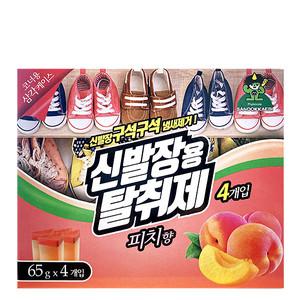 산도깨비 신발장용 탈취제 65g x 4입(피치향) /냄새제거