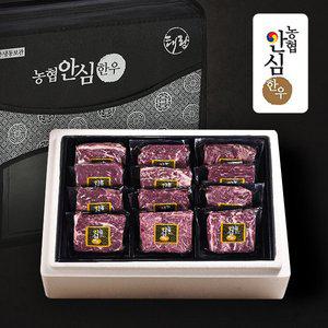 [농협안심한우]냉장 1등급 특선한우 15호 2.4kg(등심+안심+채끝+특수부위/부위별600g)
