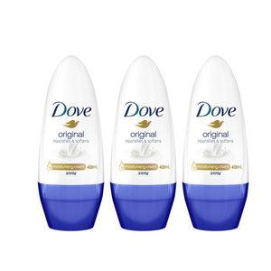 도브 데오드란트 롤온 오리지날 40ml 3개 겨드랑이 땀 냄새 제거