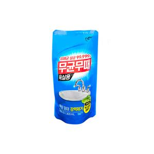 무균무때 욕실용 세정제 300ml 리필형 x 1개 / 피죤 욕실용세정제 욕실청소세제 화장실 물때 클리너 업소용