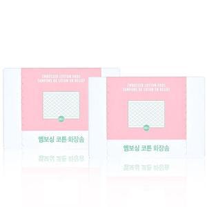 [더페이스샵] 더페이스샵 데일리 뷰티툴즈 엠보싱 코튼 화장솜(200매) 2개