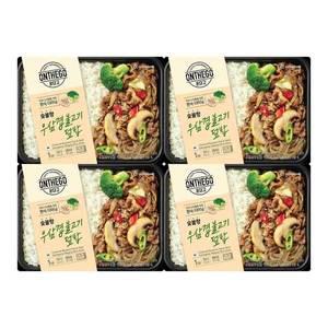 [아워홈] 온더고 냉동도시락 우삼겹 불고기덮밥 290g 4개