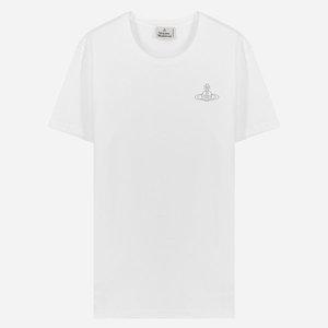 [비비안웨스트우드] 반팔 티셔츠 남성 WHITE 81060012 J001O O401 WH