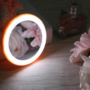 [RG4Q898R]DGITEM 미니 LED 손거울 콤팩트 화장거울