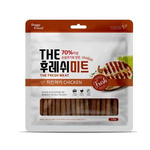 [고래별]도기프렌드 더 후레쉬미트 치킨져키 220g / 대용량애견간식