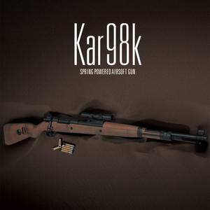 아카데미 kar98k 칼빈 에어건 어깨견착 탄피배출 스코프