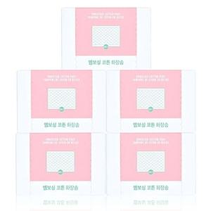 더페이스샵 데일리 뷰티툴즈 엠보싱 코튼 화장솜(200매) 5개