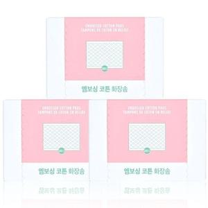 더페이스샵 데일리 뷰티툴즈 엠보싱 코튼 화장솜(200매) 3개