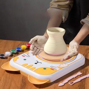 도자기 만들기 장난감 점토 물레 도예 diy 공예 방학