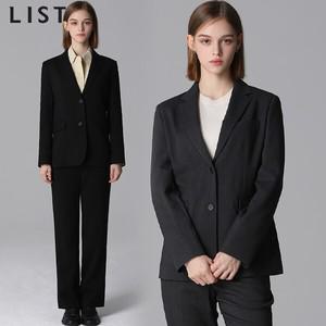 [리스트(LIST)] 베이직 투버튼 셋업 재킷 (택가격:278000원)