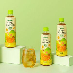 티로그 제주청귤 아이스티 녹차 500ml x 12개입 제주