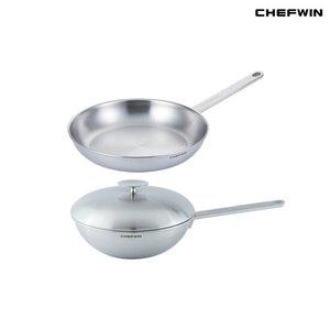 쉐프윈 316커퍼코어 통5중 26cm 멀티웍+28cm 후라이팬