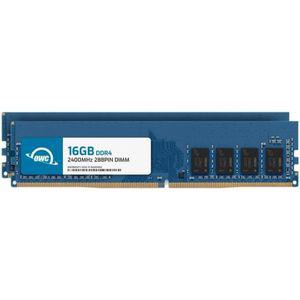 OWC 32GB(2x16GB) DDR4 2400MHZ PC4-19200 CL17 2RX8 UDIMM 1.2V 288핀 데스크탑 메모리 RAM 업그레이드 PC