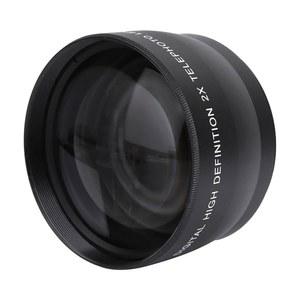 카메라 줌 렌즈, 휴대폰 망원 렌즈 58MM 2배 확대 텔레컨버터, 고해상도 렌즈용