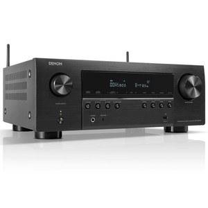 데논 AVR-S970H 8K 울트라 HD 7.2 채널(90W X 7) AV 리시버 - 게임, 음악 스트리밍, 3D 오디오 및 비디오, 알렉사 + HEOS, 블랙용으로 제작됨