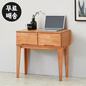 엔드 고무나무 원목 콘솔 서랍장(입식형/C형/800)