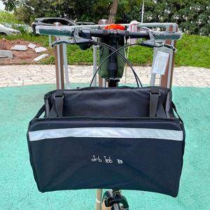 라이딩 자전거용품 Brompton Birdy용 접이식 자전거 앞 가방 바구니 헤드 야채 액세서리