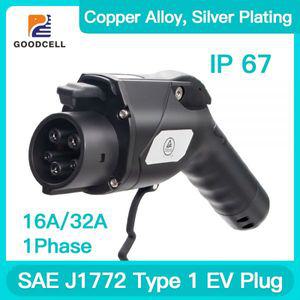 전기차충전기 GOODCELL 32A 7.2KW EV 충전기 플러그 SAE J1772 커넥터 유형 1 암 전기 자동차 차량 충전 스