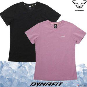 [다이나핏](센텀시티점)YWM23255[다이나핏]여성 프레쉬 냉감 우븐소재 아이스핏 브이넥 반팔티셔츠 (기...