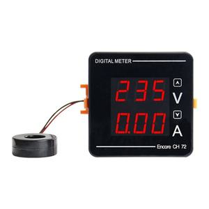 호환 AC50-500V AC1-120A 디지털 전압 전류 미터 게이지 전압계 전류계 LED 디스플레이 앰프 테스터 드롭