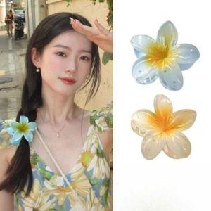 여름집게핀 꽃핀 빅플라워집게핀 꽃모양헤어집게핀 반머리집게핀