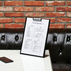 보드 카페 테이블 스탠드 메뉴판 A4