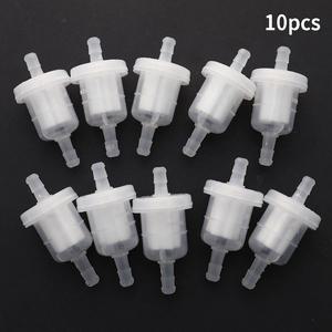 호환 2/10pcs 연료 필터 범용 바이크 오토바이 가솔린 가스 오일 필터는 60mm
