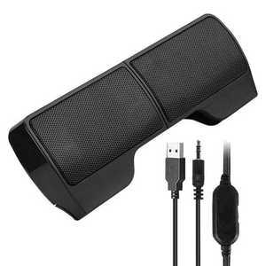 2.1채널 컴퓨터 스피커 외부 USB 전원 유선 멀티미디어 미니 사운드 바 PC 노트북