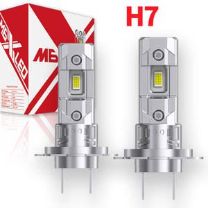 고출력 LED 헤드라이트 전구 슈퍼 브라이트 강력한 어댑터 불필요 자동차 터보 다이오드 화이트 모토 안개등 H7 12V 55W H18 2