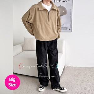 남자 봄가을 빅사이즈 카라 아노락 바람막이 DJ2-JUA-STTA2043-베이지