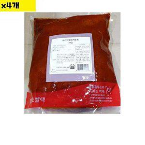 [셀러허브 패션][JHNR57R5_52EN]유통 도매 프리미엄피자소스 동원 3Kg x4개