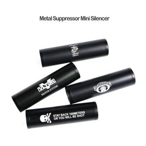 메탈 소음기 전동건 가스건 핸드건 전동라이플 14mm 소음기 블랙워터 에어소프트 장비 서바이벌 밀리터리용
