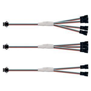 네오픽셀 3핀 커넥터 멀티연장선 2P(LED바 연결용)