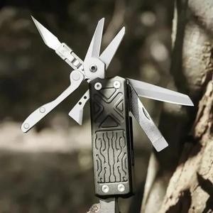 NexTool 포켓 멀티툴 E1 EDC 다기능 도구 교체 가능한 조각 칼 접이식 가위 스크루드라이버 스크레이퍼 인