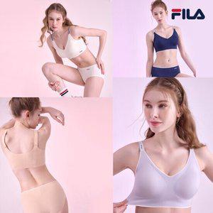 [런칭109,000원]FILA 냉감 프리컷 브라팬티 4세트