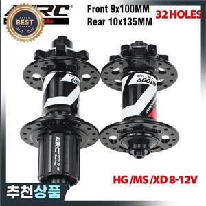 ARC 6 폴 허브 MT009 전면 9x100 10x135mm 볼트 디스크 브레이크 자전거 HG 스플라인 Sram XD 8 9 12v