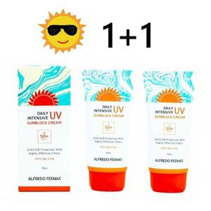 자외선차단제 촉촉한 선크림 데일리 인텐시브 UV 선블럭 크림 어린이 겸용 70ml